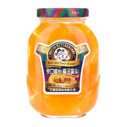 芝麻官爽口橘片（橘子罐头）255g 桔子水果罐头食品